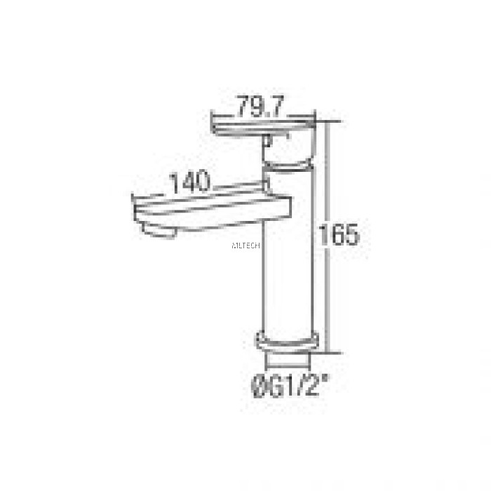 AMFC5001 Basin Pillar Tap