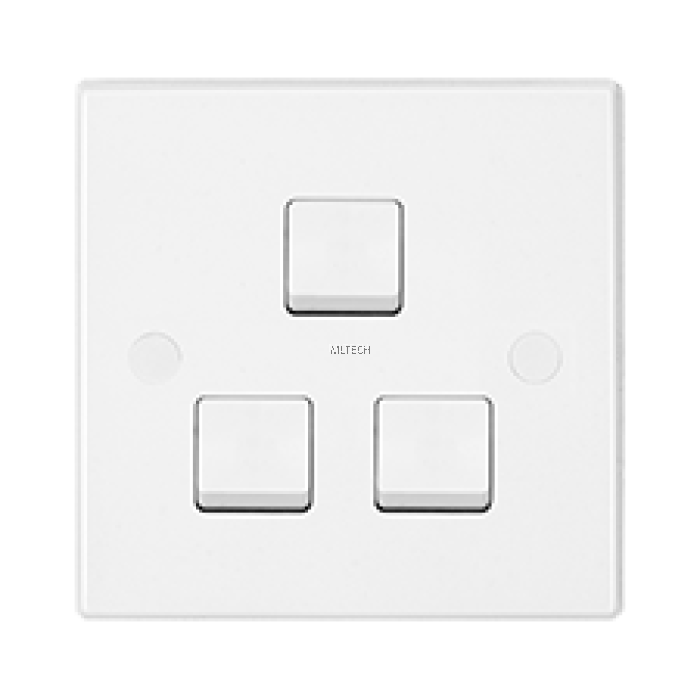 240/250V 10AX (Modular Type) Flush Switches 3 Gang