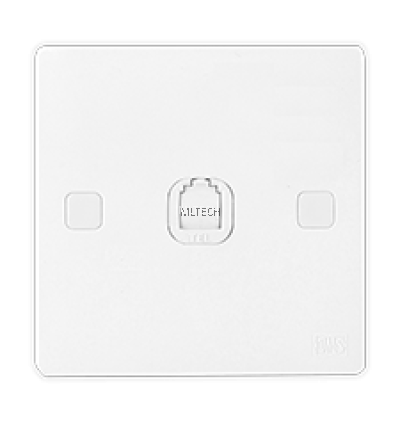 6 Series Telephone, TV, LAN & Astro Data Socket - 1 Gang Tel Socket (RJ11)