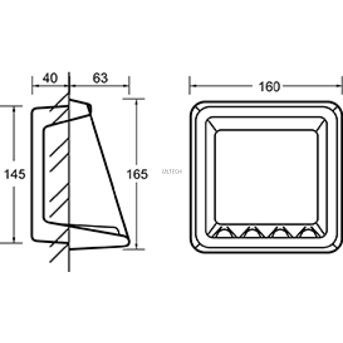EZYFLIK Semi Recessed Soap Holder
