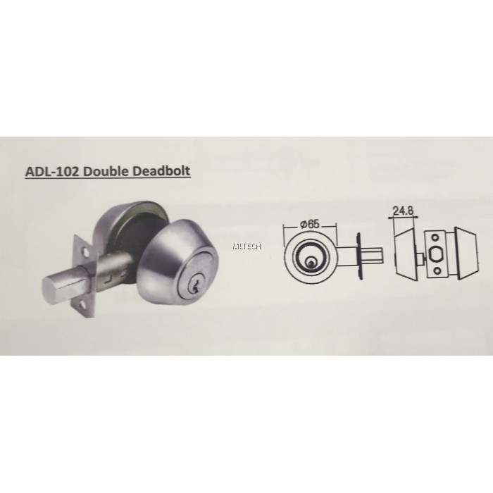 Deadbolt Lock ADL102 Double Key Deadbolt