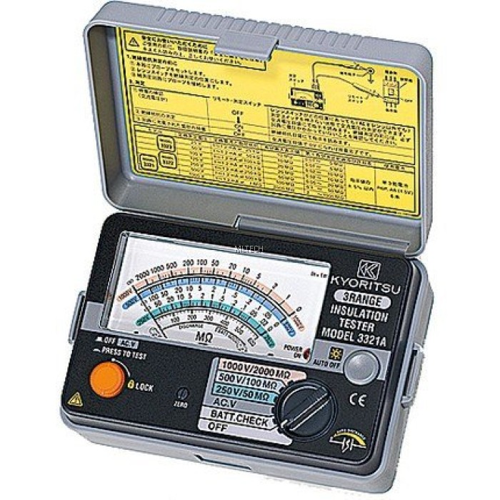 Kyoritsu Analogue Insulation Tester 3321A