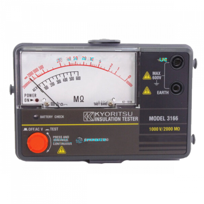 Kyoritsu Analogue Insulation Tester 3166