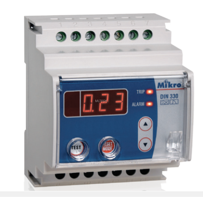 Mikro DIN Rail Earth Leakage Relay DIN330230A