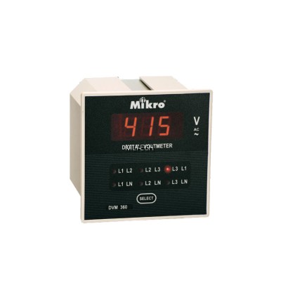 Mikro Voltmeter (With Selector) - DVM360-240A