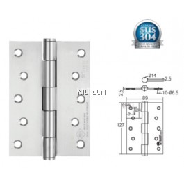 Door Hinges - SGDH-753525-SS 2BB 5" x 3.5" x 2.5mm SUS304 Hinge