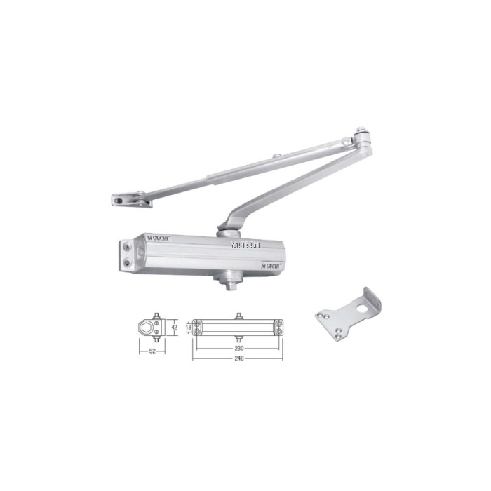 Door Closer SGDC9024 Back Check & Delay Action