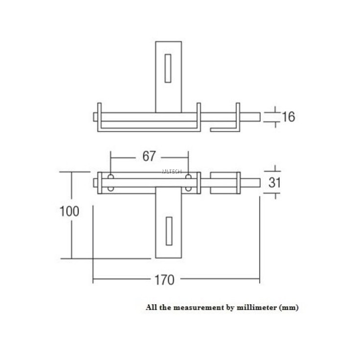 Door Fitting Acc SGDBQ2 Door Bolt (Big)