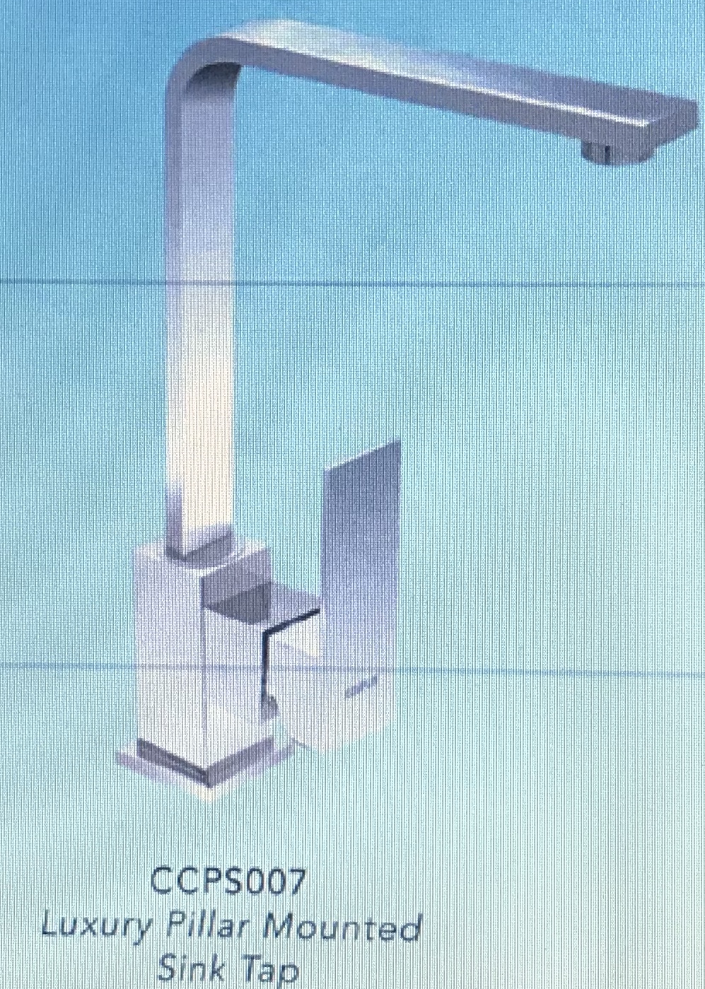 EZYFLIK Concord Series CCPS007 Luxury Pillar Mounted Sink Tap